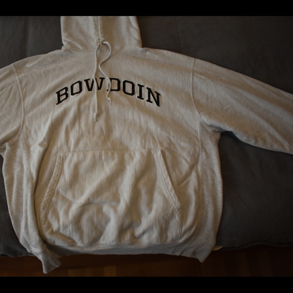 Bowdoin College Champion Sweatshirt Size LARGE